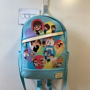 Loungefly Pixar Up Adventure Blue Backpack